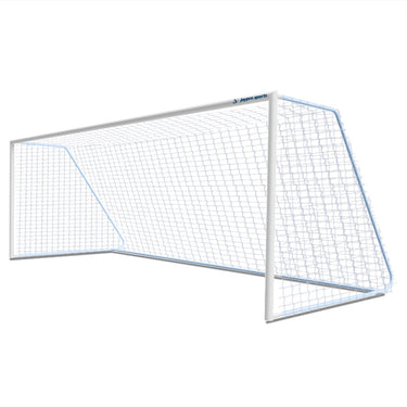 Soccer Goals - Classic Official Round Goal (8 ft.H x 24 ft.W x 4 ft.B x 10 ft.D) - NFHS, NCAA, FIFA Compliant
